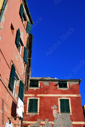 case a boccadasse, genova photo