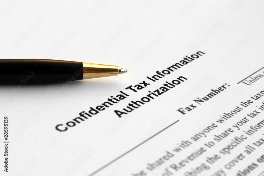 Confidential tax information