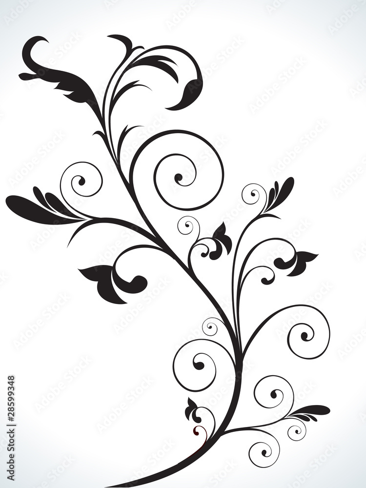 abstract floral ornamental design abstract floral ornamental design
