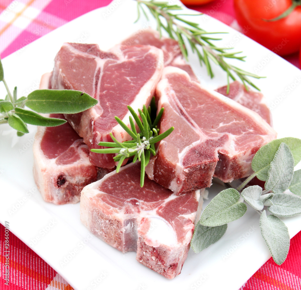 frisches Lammfleisch frisches Lammfleisch