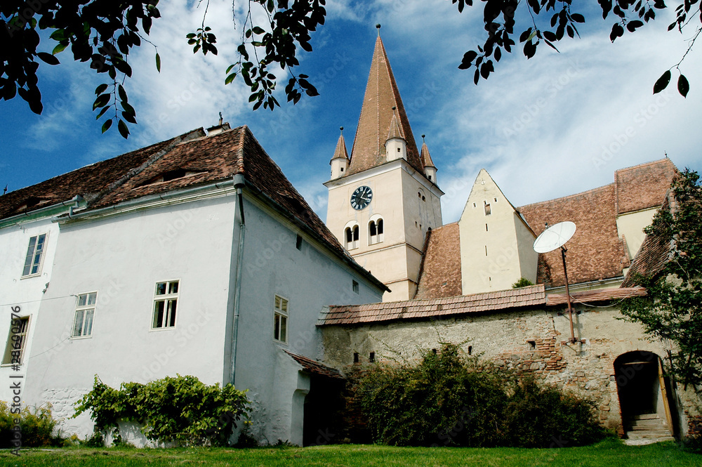 Cisnadie fortified church in Romania
