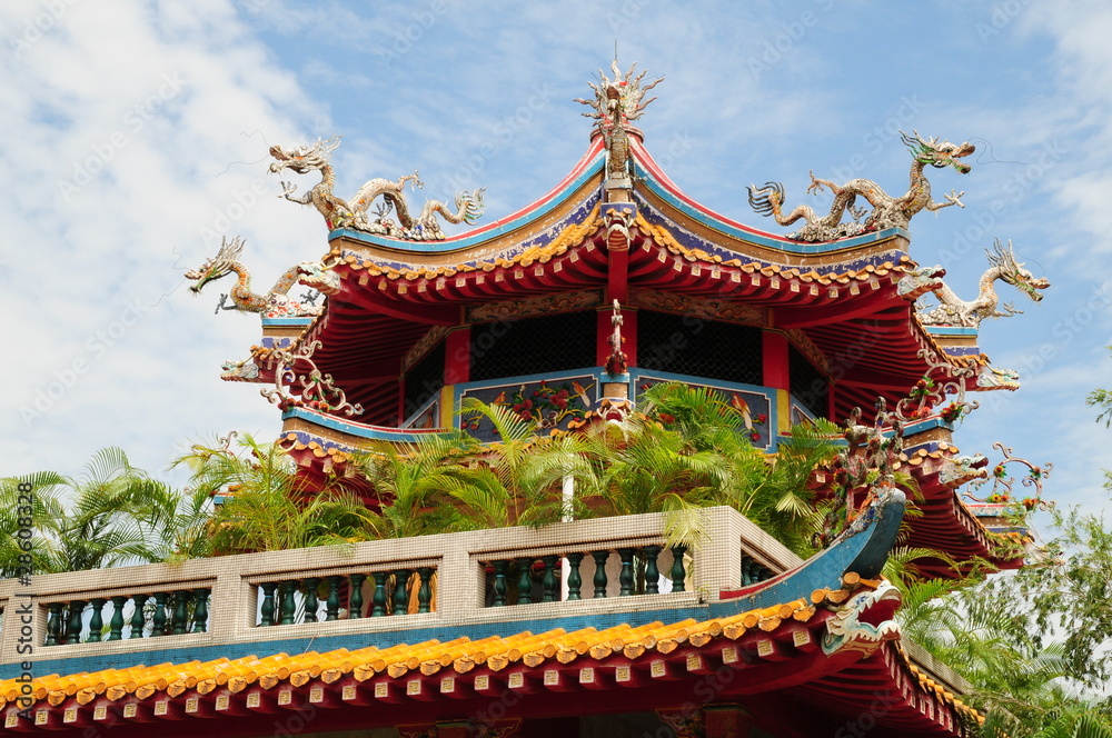 Obraz premium Bright Hill Temple In Singapore