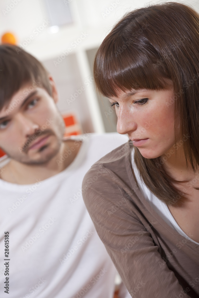 Fototapeta premium couple with problems