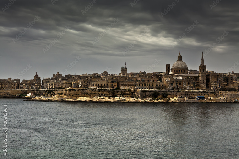 Overcast Valletta