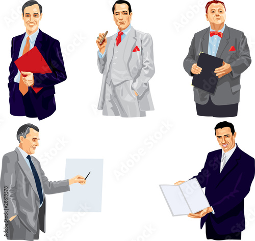 Businessman in splendid suit.