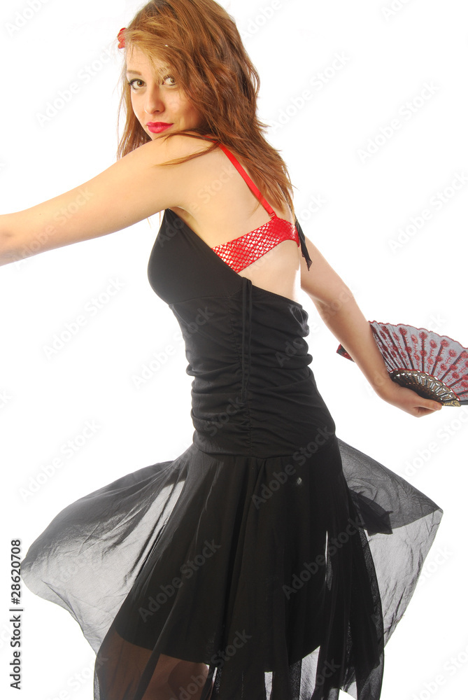 Naklejka premium Ballerina di flamenco