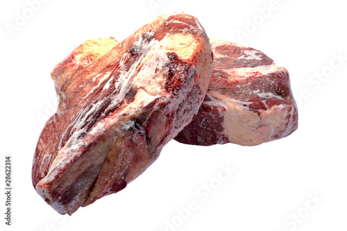 raw frozen meat