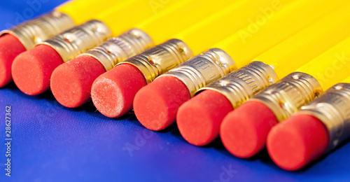 Line of pencils