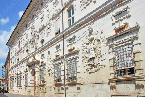 Obraz na plátně Italy Ferrara Bentivoglio palace