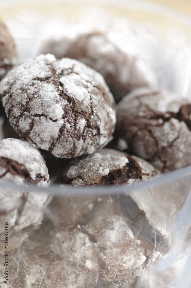 Chokolate crinkles cookies Chokolate crinkles cookies
