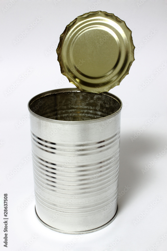 開いた缶詰
