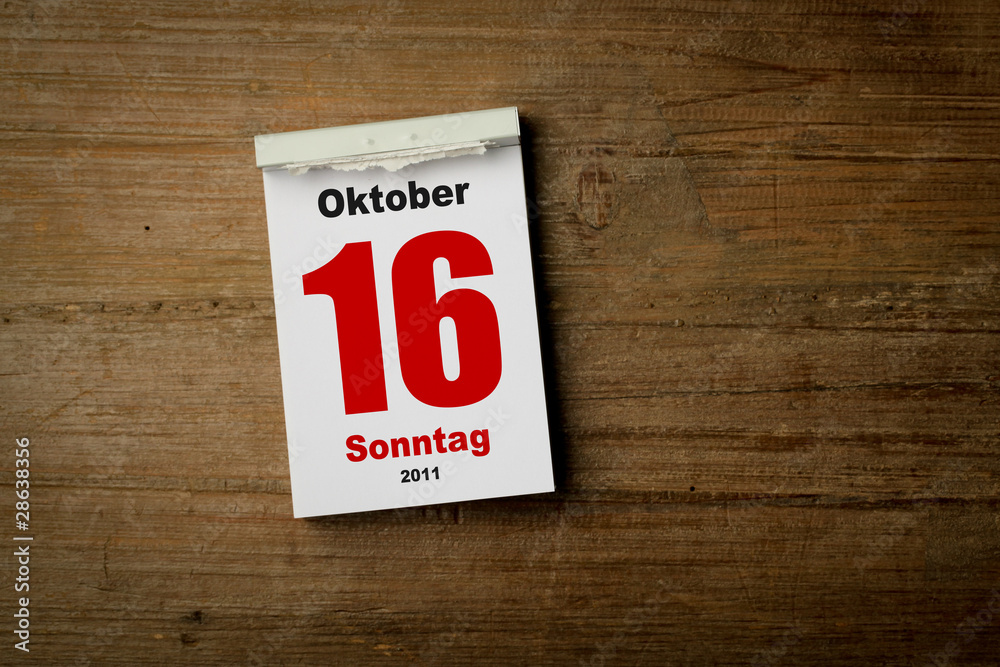 16 Oktober 16 Oktober