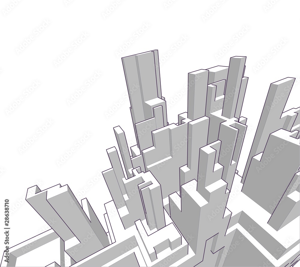 Fototapeta premium monotone geometry