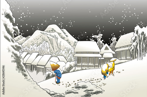 東海道五三次蒲原