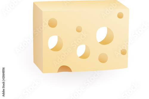 Cheese slice illustration