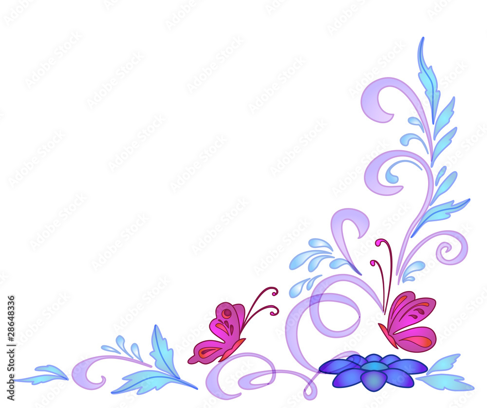 Abstract floral background