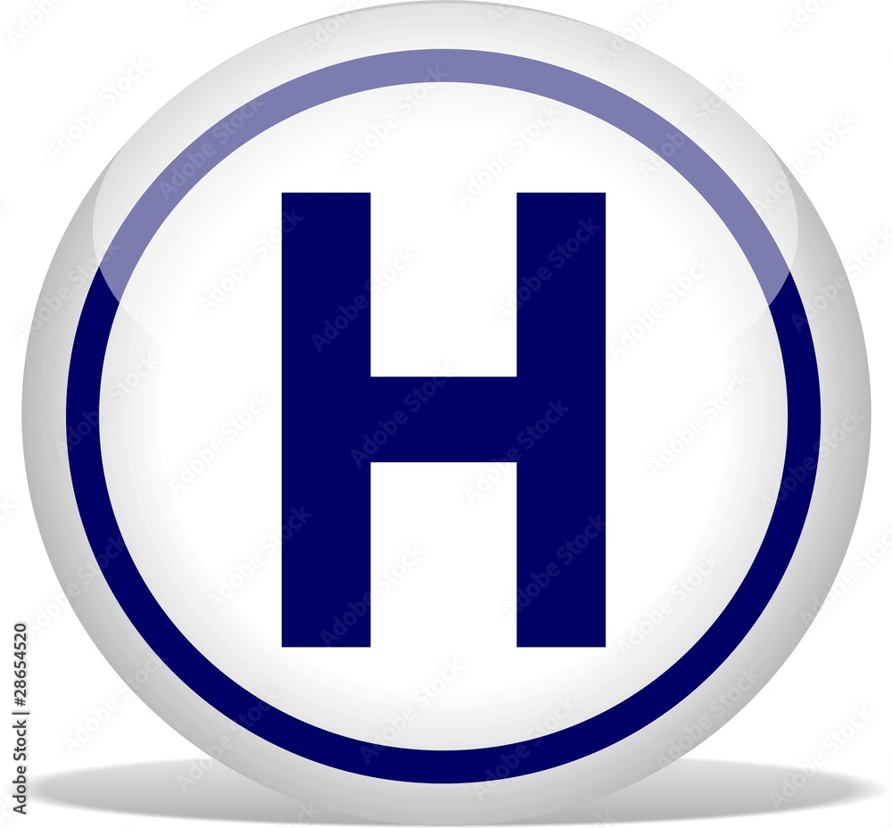 Fototapeta premium bouton hopital