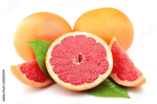 Ripe grapefruit