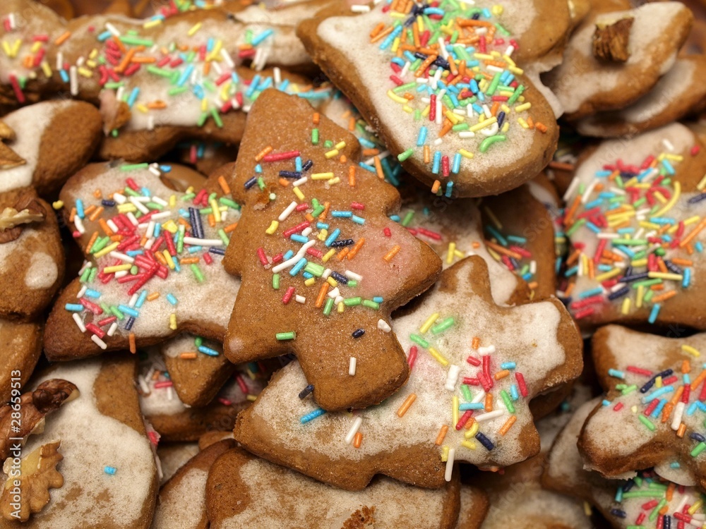 homemade gingerbreads baked during Christmas homemade gingerbreads baked during Christmas