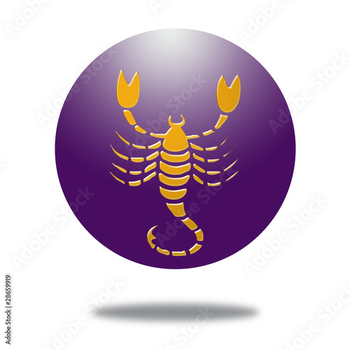 signo del zodiaco escorpio photo