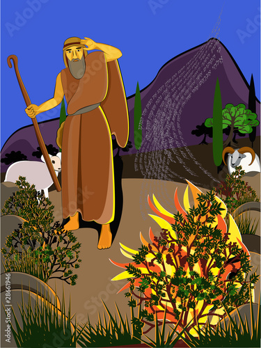 MOSES AND THE BURNING BUSH