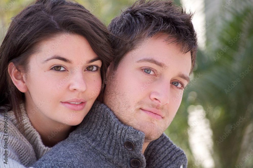Fototapeta premium Young Attractive White Couple