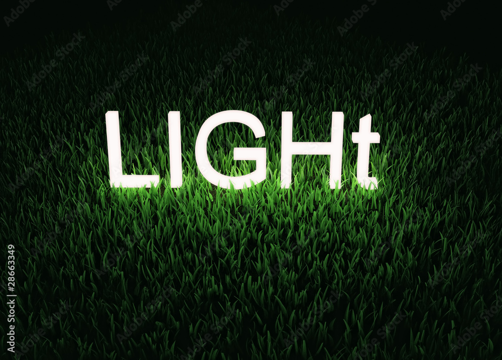 light word concept light word concept