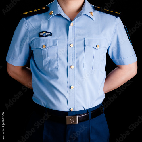 фотографія Chinese Air Force officers uniforms