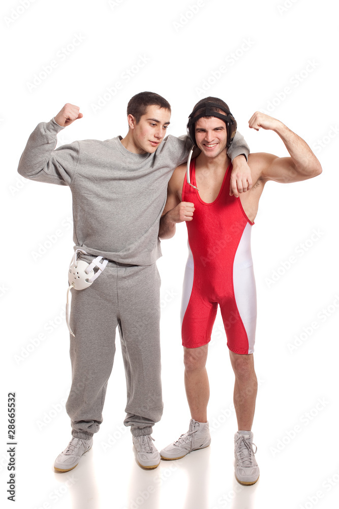 Obraz premium Wrestlers