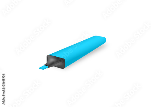 Textmarker blau