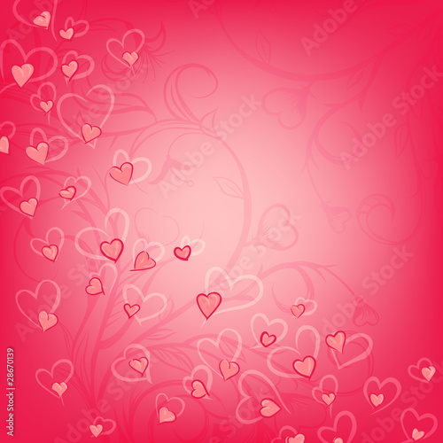 background with hearts