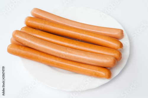 Bilde på lerret Sausages