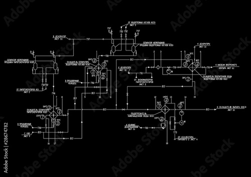 The engineering heat-mechanical scheme