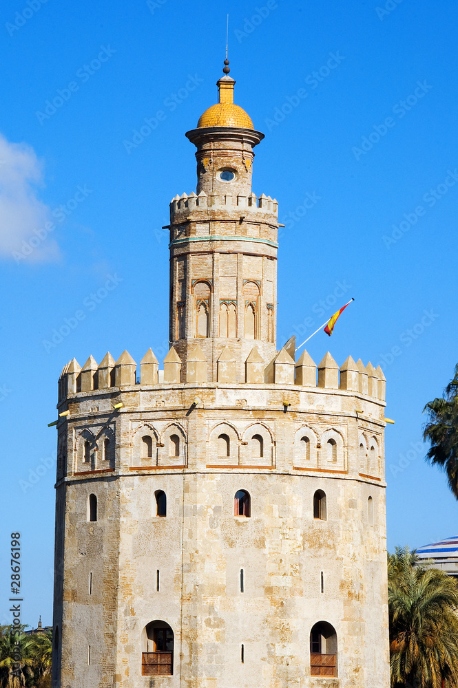 Torre del Oro, in Seville, Spain