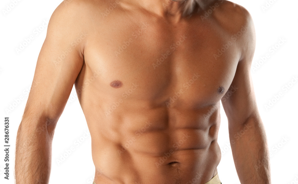 sexy man sixpack fitness bauchmuskeln training