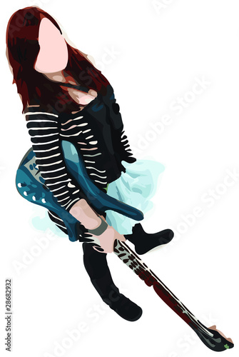 Ginger Teen 5 String Bass Player