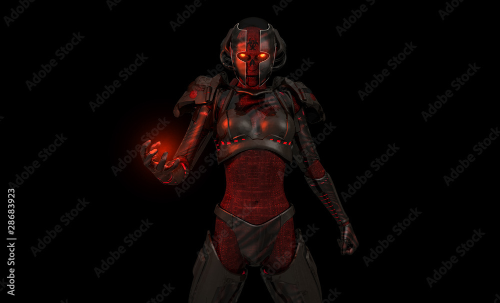 Advanced cyborg soldier