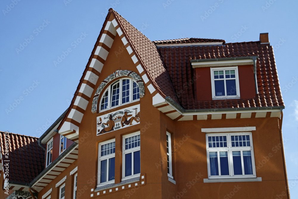 Fototapeta premium Hausdetail in Cuxhaven