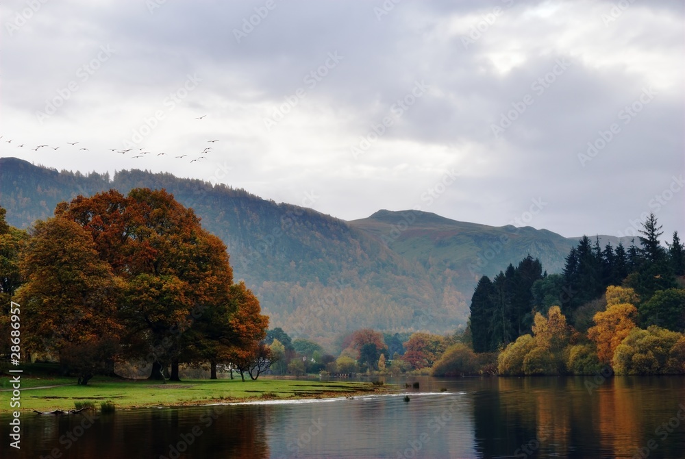 Autumn view from Friar's Crag Autumn view from Friar's Crag