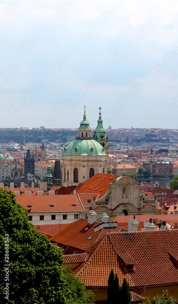 Vista de Praga desde el Palacio