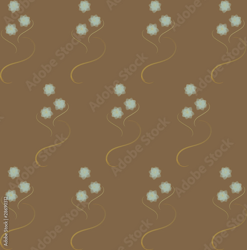 Tapetenmuster floral nahtlos