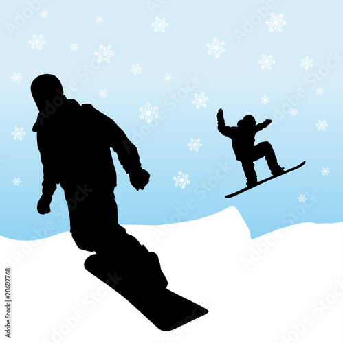 snowboarding