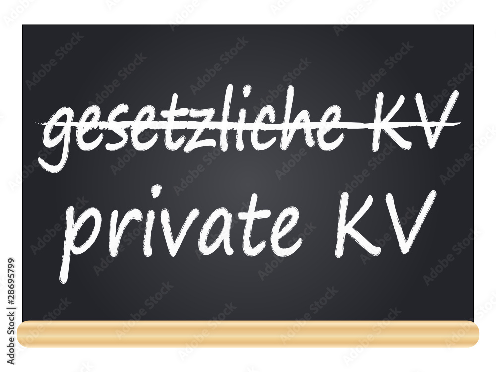 Obraz premium private Krankenversicherung