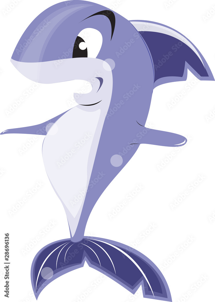 Naklejka premium shark