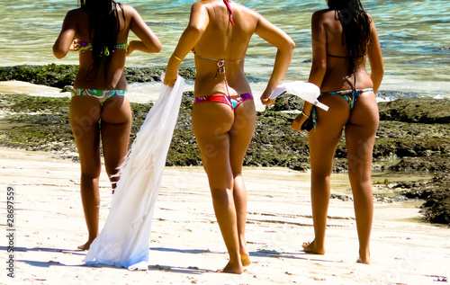 Beach girls photo