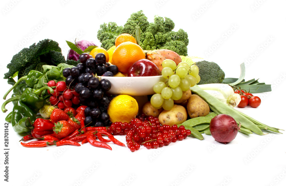 Fruits and vegetables