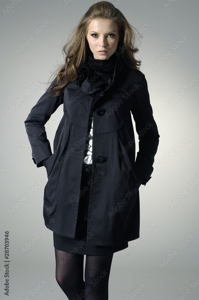 Beautiful fashion model posing Beautiful fashion model posing
