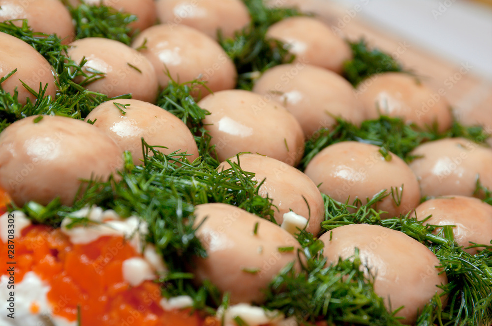 salad with chicken ,mushrooms salad with chicken ,mushrooms