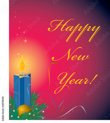 New Year card