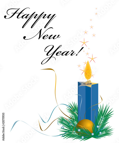 New Year card